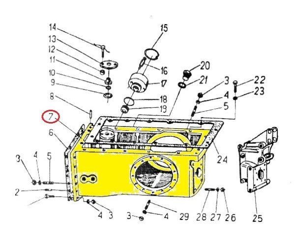 Korpus tylnego mostu C-330