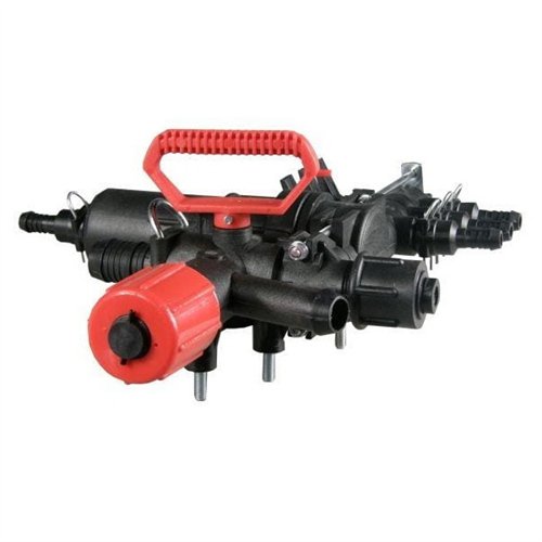 Zawór sterujący 3-sekcyjny z filtrem zewnętrznym z regulacją ciśnienia Opryskiwacz