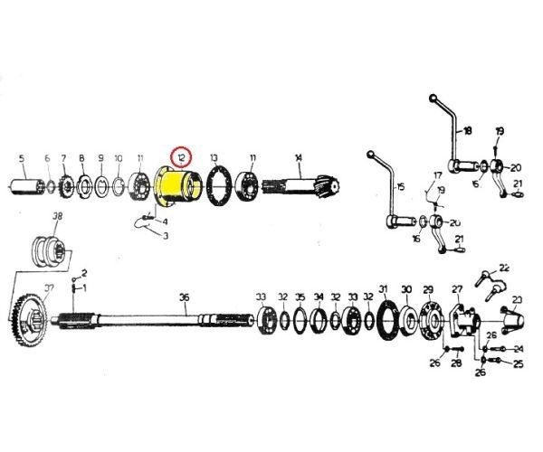 Obudowa łożyska wałka atak. C-330