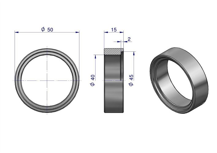 Tuleja dystansowa półosi C-330