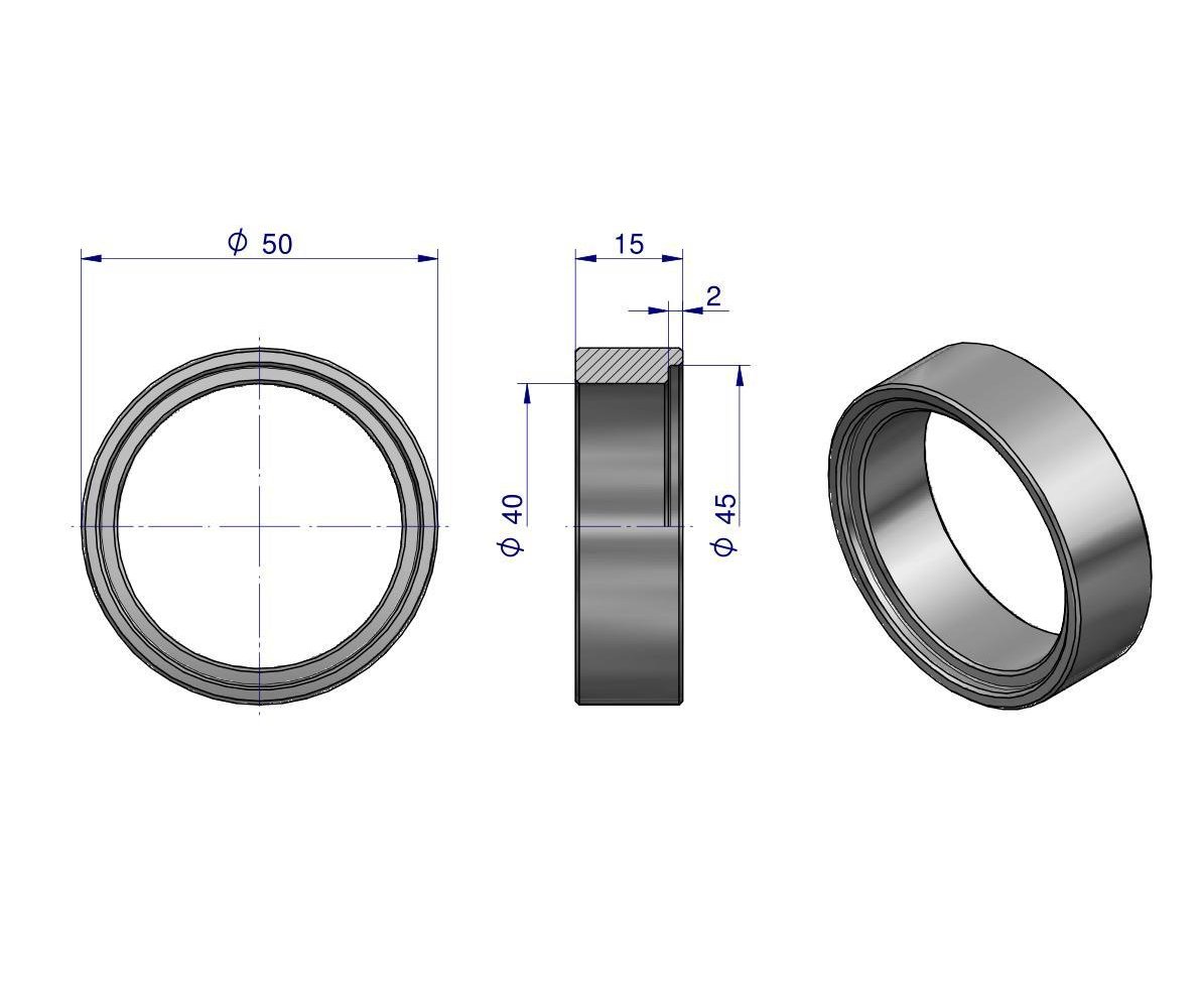 Tuleja dystansowa półosi C-330