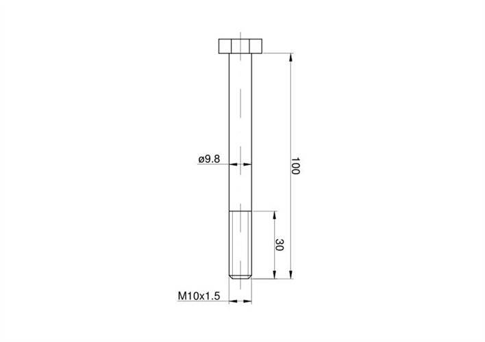 Śruba mechanizmu różnicowego M10 C-330