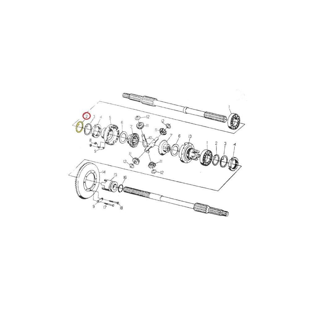 Podkładka mechanizmu różnicowego C-330