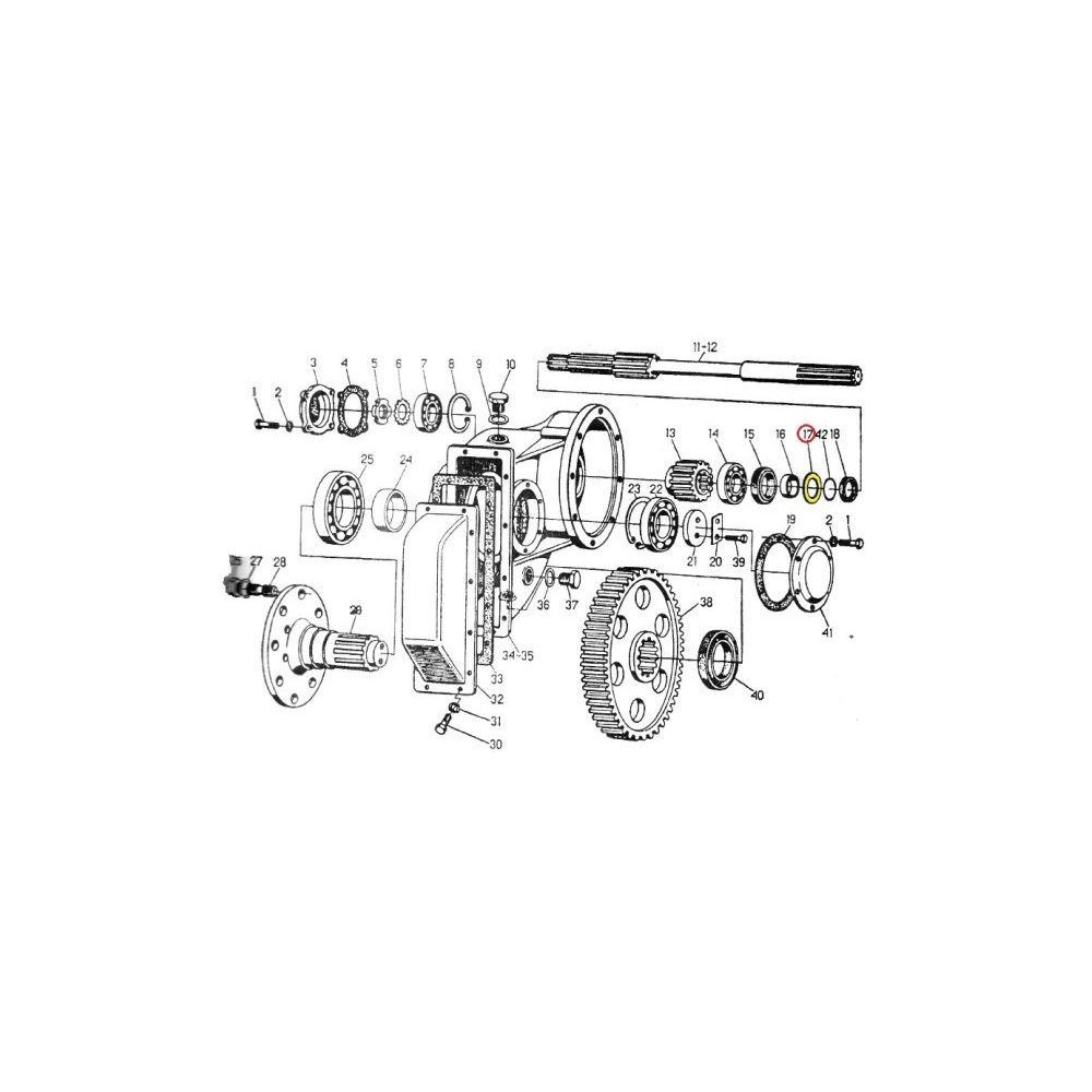 Odrzutnik oleju zwolnicy C-330