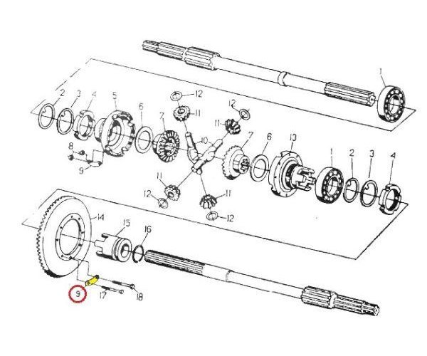 Podkładka zabezpieczająca śruby koła talerzowego C-330 ( sprzedawane po 10 )