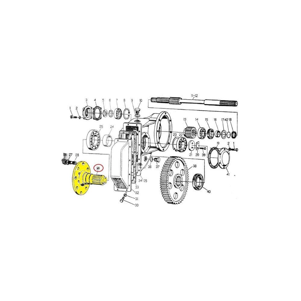 Wał koła C-330 Skropol