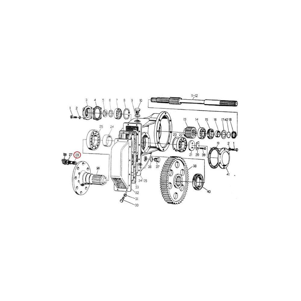 Śruba mocowania koła tylnego M20x1.5 C-330