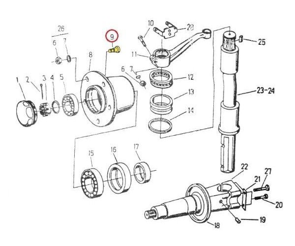 Śruba koła M14x1.5-40 C-330/360 ( sprzedawane po 20 )