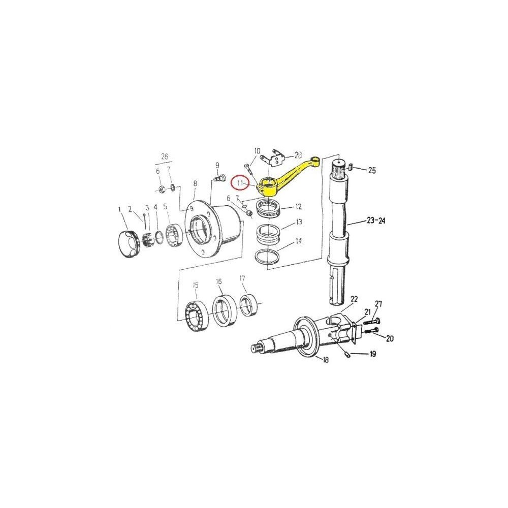 Wąs kierowniczy C-330