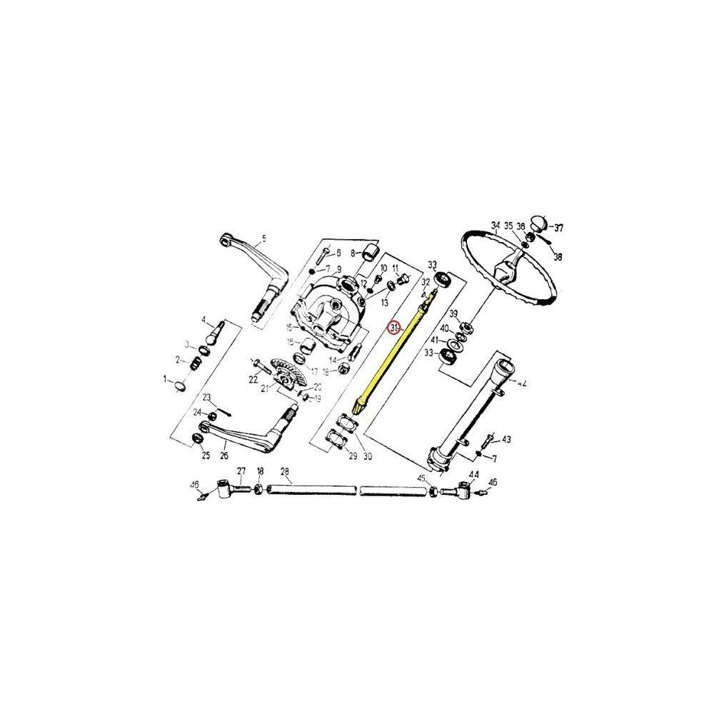 Wałek kierowniczy C-330