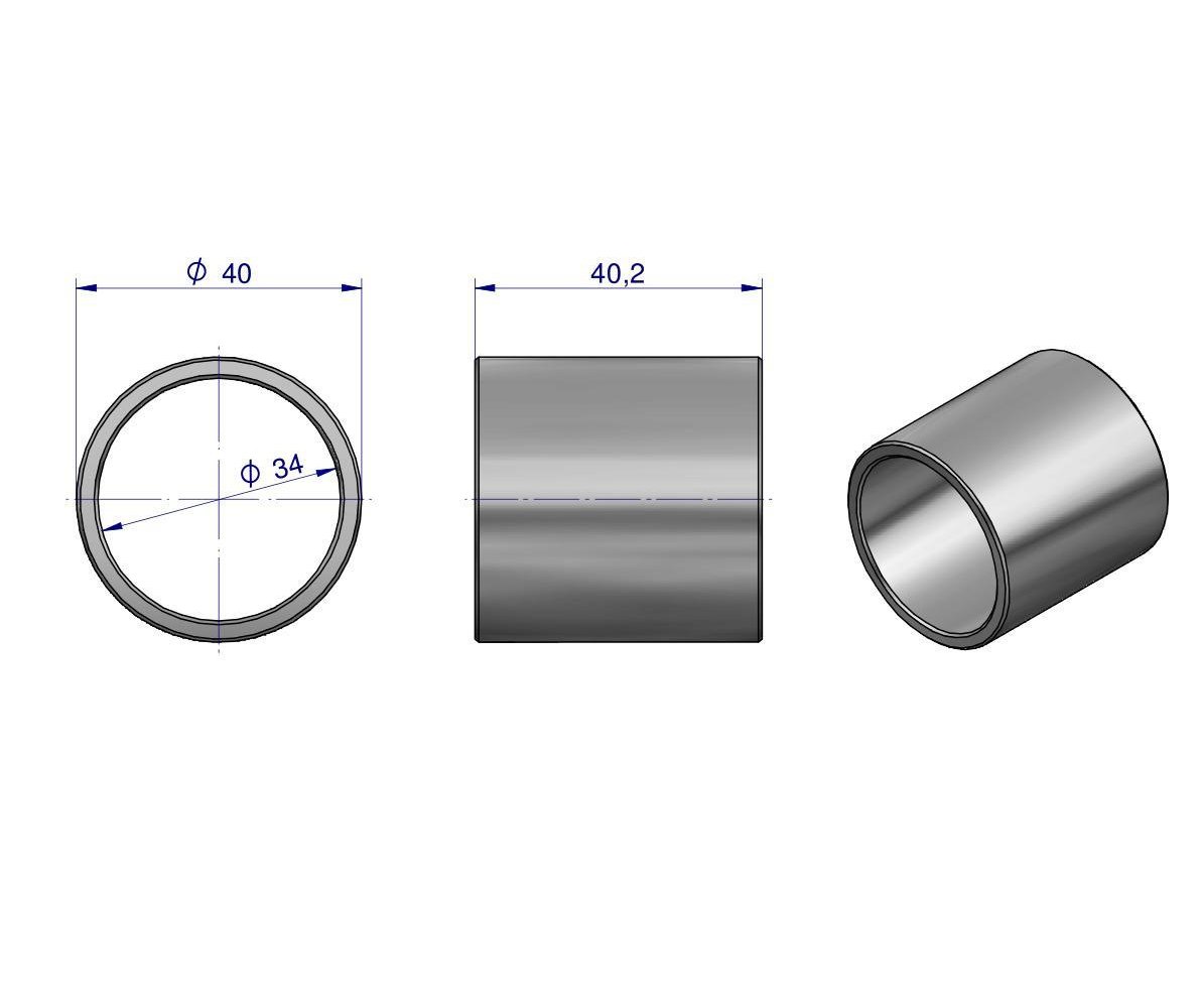 Tulejka obudowy mechanizmu kierowniczego szeroka C-330