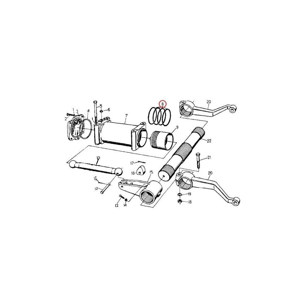 Pierścień tłoka podnośnika C-330 ( sprzedawane po 5 )