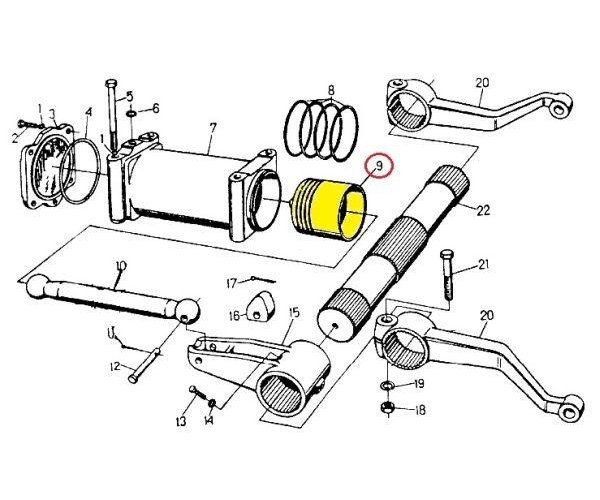 Tłok podnośnika C-330