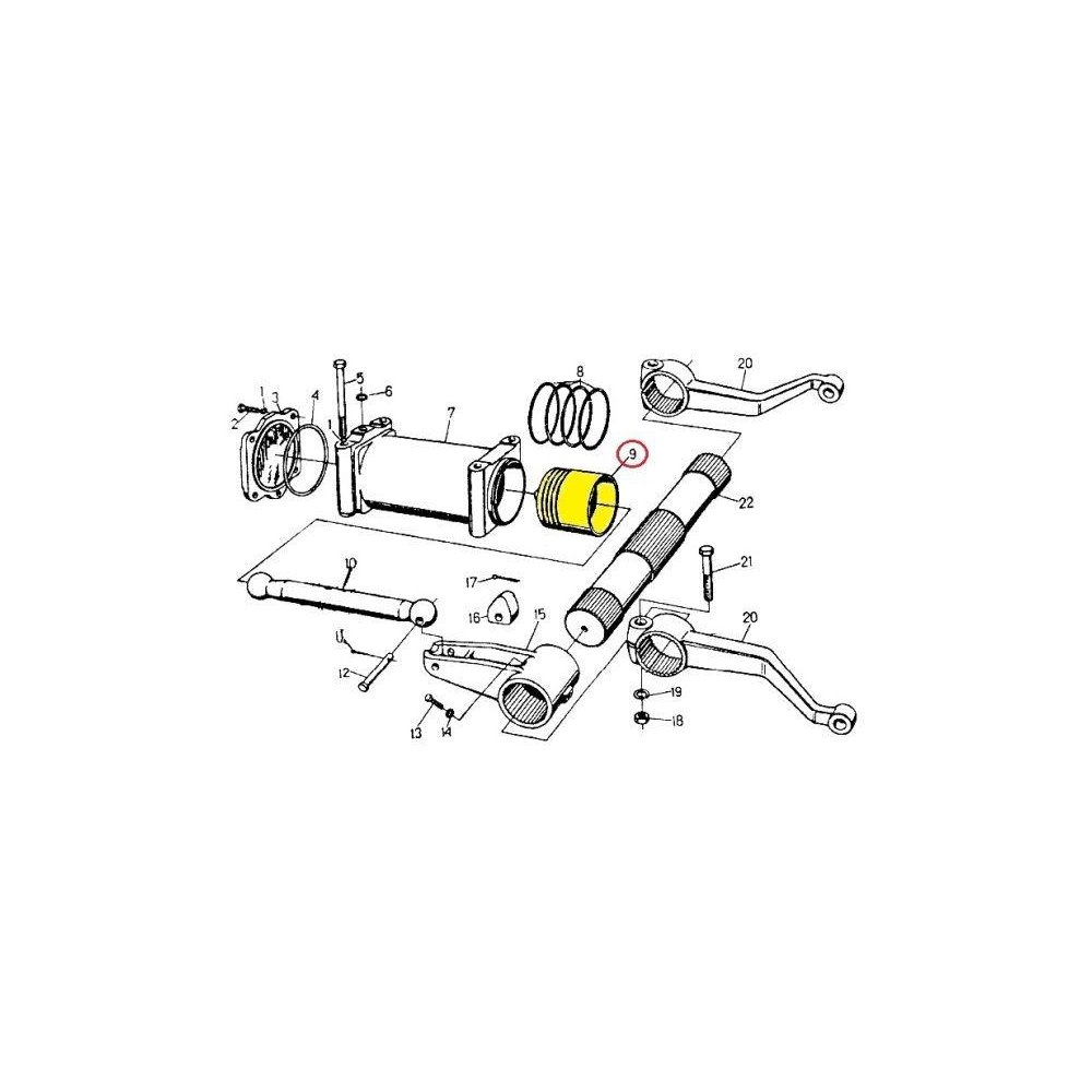 Tłok podnośnika C-330 Skropol