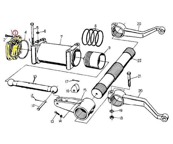 Pokrywa podnośnika hydraulicznego C-330