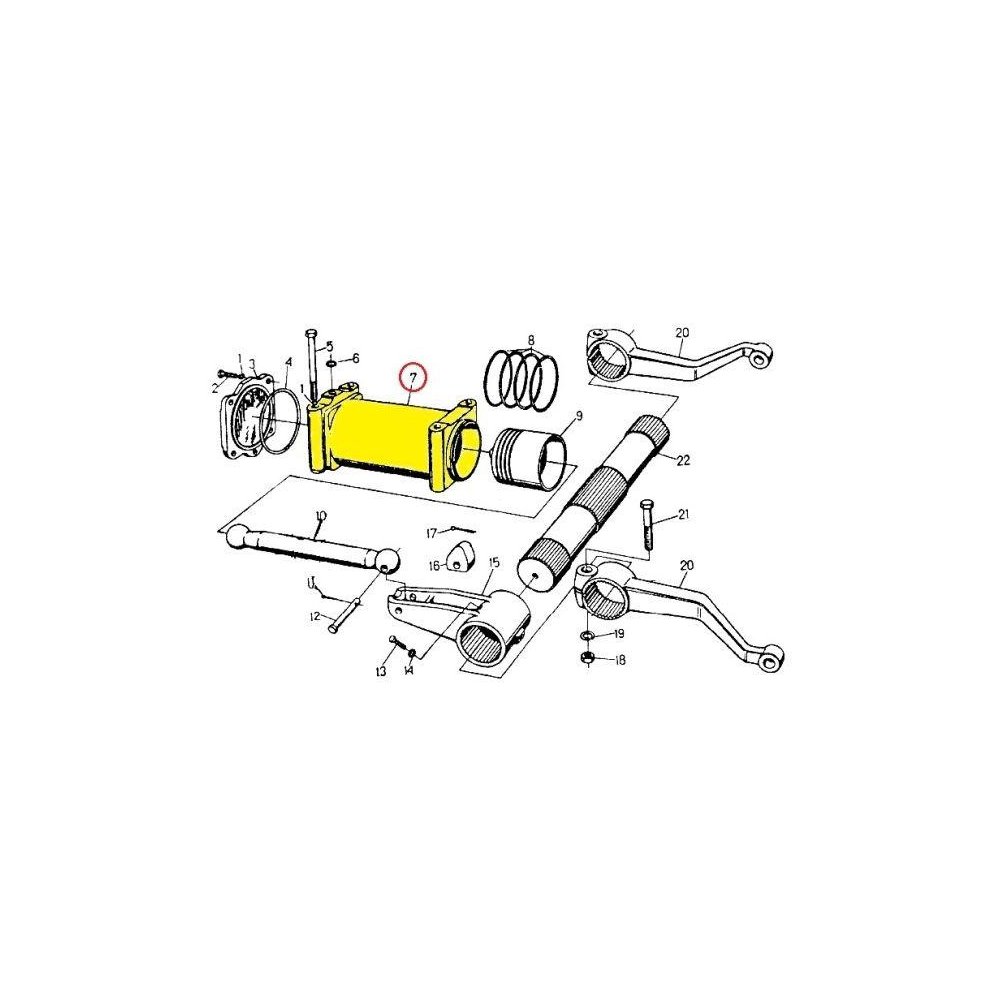 Cylinder korpusu podnośnika C-330