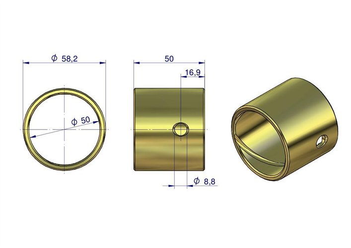 Tuleja podnośnika prawa C-330