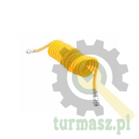 Przewód spiralny M-22x1.5 4.5m żółty POLMO