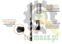 Wiertło do betonu widiowe - PRO SUPER BAS 10x150 mm / TEGER