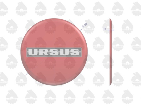 Emblemat. naklejka wypukła 3D-w2 ORYGINAŁ URSUS ( sprzedawane po 5 ) Emblemat. naklejka wypukła 3D-w2 ORYGINAŁ URSUS ( sprzedawane po 5 )
