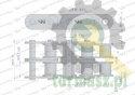 Łańcuch rolkowy prosta płytka 12B-2 (R2 3/4) 5 m Waryński