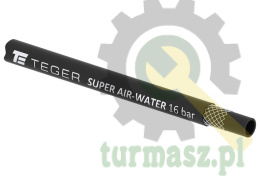 Wąż do sprężonego powietrza i wody SUPER AIR-WATER - DN6.3 - 16 bar / 1.6 Mpa TEGER (sprzedawane po 50m)