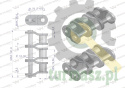 Półogniwo łańcucha P20B-3 (R3 1.1/4) Waryński ( sprzedawane po 3 )
