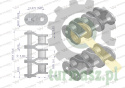 Półogniwo łańcucha wzmocnione P10A-3 ANSI A 50 (R3 5/8) Waryński ( sprzedawane po 5 )