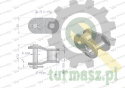 Półogniwo łańcucha wzmocnione P20A-1 ANSI A 100 (R1 1.1/4) Waryński ( sprzedawane po 5 )