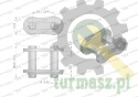 Zamek łańcucha 08B-1 (R1 1/2) Waryński ( sprzedawane po 10 )