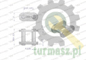 Zamek łańcucha wzmocnionego przemysłowego Z06BH-1 (R1 3/8) Waryński ( sprzedawane po 10 )