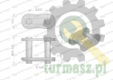 Zamek łańcucha wzmocniony Z10A-1 ANSI A 50 (R1 5/8) Waryński ( sprzedawane po 10 )