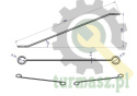 Łącznik długi ocynkowany 5266040100 Przegrabiarka Pasowa