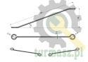 Łącznik krótki Przegrabiarka Pasowa