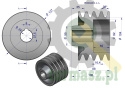 Koło pasowe małe śrutownik Bijakowy
