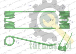 Palec podbieracza zastosowanie Claas 8072972 Waryński