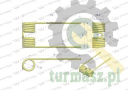 Palec podbieracza zastosowanie John Deere CC25176 Waryński