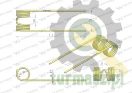 Palec podbieracza zastosowanie John Deere E41833 Waryński