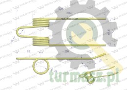 Palec podbieracza zastosowanie NEW HOLLAND 80161367 Waryński