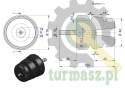 Resor. odbój gumowy śruba M10 wysokość 85mm stożkowy Nr-189 Przyczepa