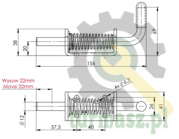 Spinacz zaczep do burt ZB-08 600kg zastosowanie przyczepka SPP