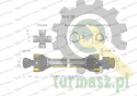 Wał przegubowo-teleskopowy 860-1250mm 460Nm sprzęgło jednokierunkowe CE 2020 seria 3R WARYŃSKI