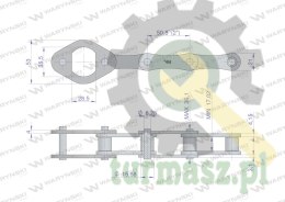 Zestaw naprawczy 216B-3Ps+ ogniwo duże zastosowanie Prasa Rolująca Krone Waryński ( sprzedawany po 100 )