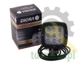 Lampa robocza 9-diodowa 1300Lm mocowanie śruba DIO009 LED DIORA