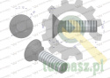 Śruba kpl. płużna podsadzana D 608 M12x45 mm kl.10.9 Waryński ( sprzedawane po 25 )