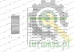 Pierścień zacinający hydrauliczny (DPR08L/S) 08L/08S Waryński ( sprzedawane po 20 )