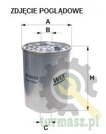 Wkład filtra paliwa WP41-3X PM 819 Filtron (zam WP41-3X)