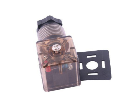 Wtyczka elektryczna W-WTYKVDC 12V 24V (SP666) do zasilania cewek elektromagnetycznych z diodą i uszczelką Waryński Wtyczka elektryczna W-WTYKVDC 12V 24V (SP666) do zasilania cewek elektromagnetycznych z diodą i uszczelką Waryński