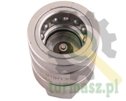 Szybkozłącze hydrauliczne gniazdo z eliminatorem ciśnienia M18x1.5 gwint wew. EURO PUSH-PULL (ISO 7241-A) Waryński