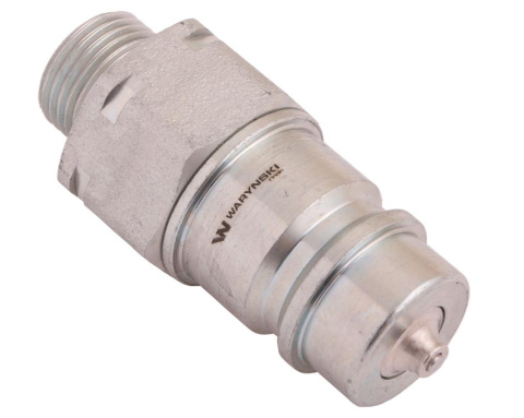 Szybkozłącze hydrauliczne wtyczka M18x1.5 gwint zewnętrzny EURO (9100818W) (ISO 7241-A) Waryński (opakowanie 50szt) Szybkozłącze hydrauliczne wtyczka M18x1.5 gwint zewnętrzny EURO (9100818W) (ISO 7241-A) Waryński (opakowanie 50szt)